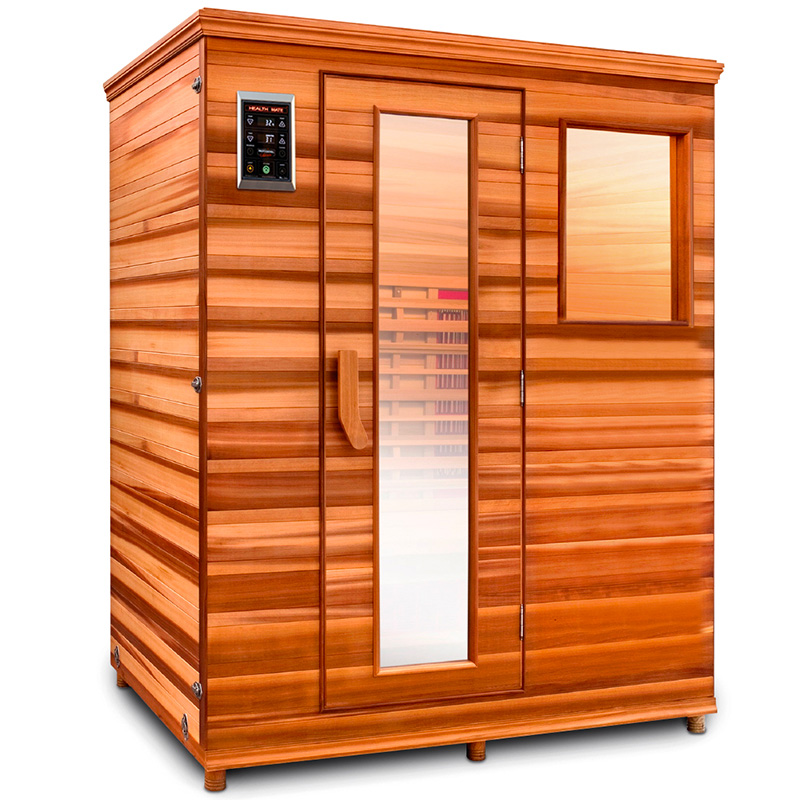 Sauna infrarouge 3 places à spectre complet LSE3 DELUXE